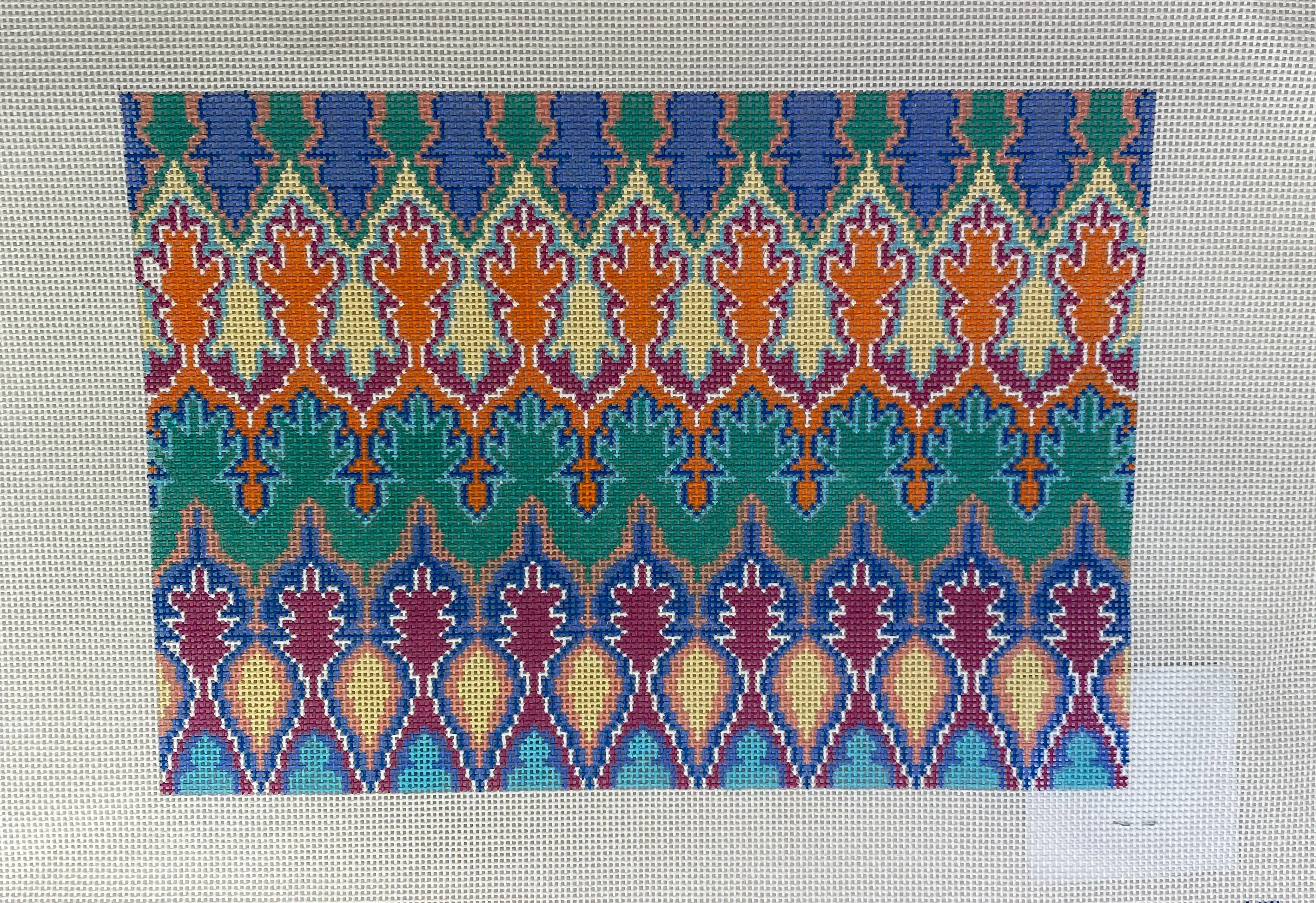 * Anne Fisher Needlepoint AF70 Large Retro Clutch