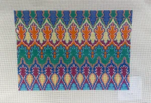 * Anne Fisher Needlepoint AF70 Large Retro Clutch
