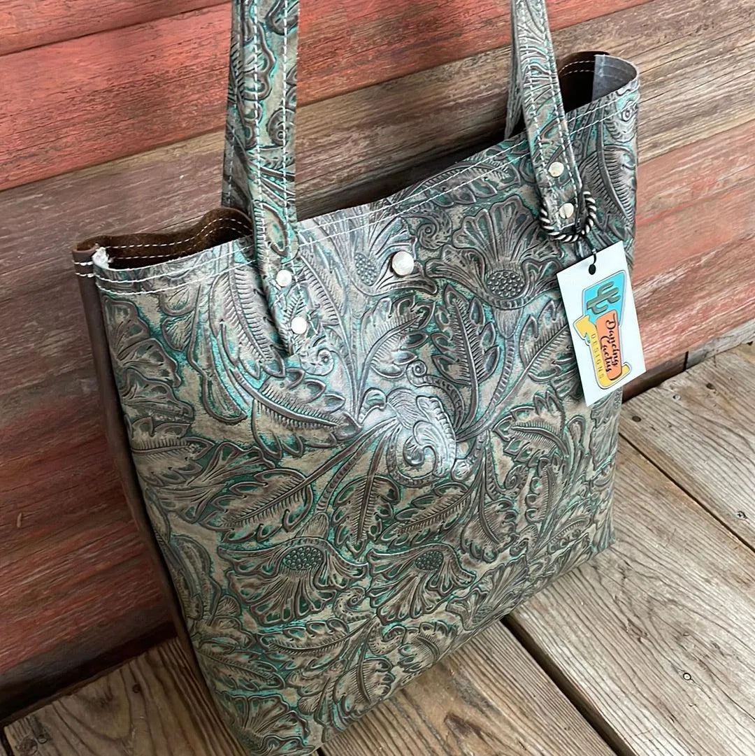 081 Trisha - Blank Slate w/ Turquoise Autumn
