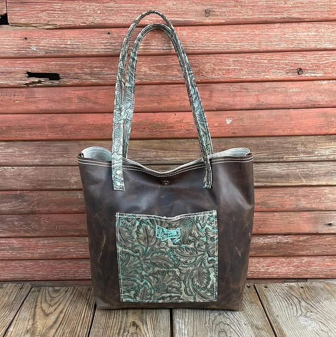 081 Trisha - Blank Slate w/ Turquoise Autumn