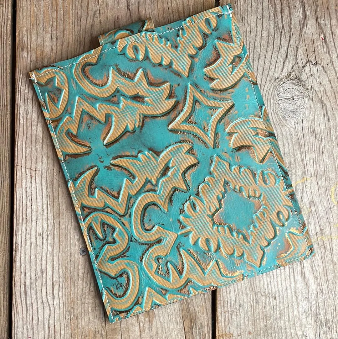 13'' Tablet Sleeve - Red Brindle w/ Agave Laredo