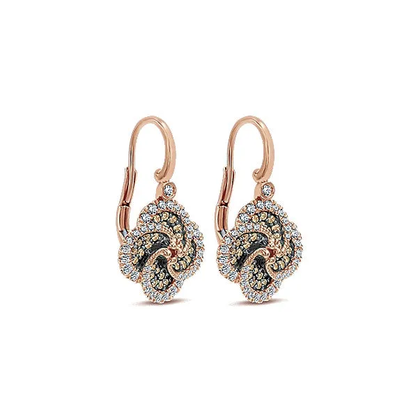 14k Pink Gold Cocoa Drop