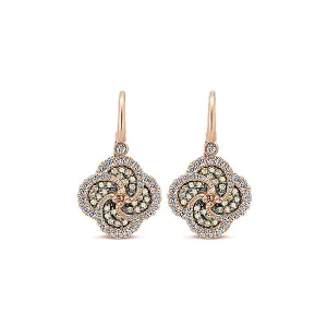 14k Pink Gold Cocoa Drop
