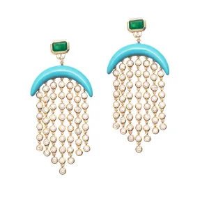 14k Yellow Gold Drop Earrings