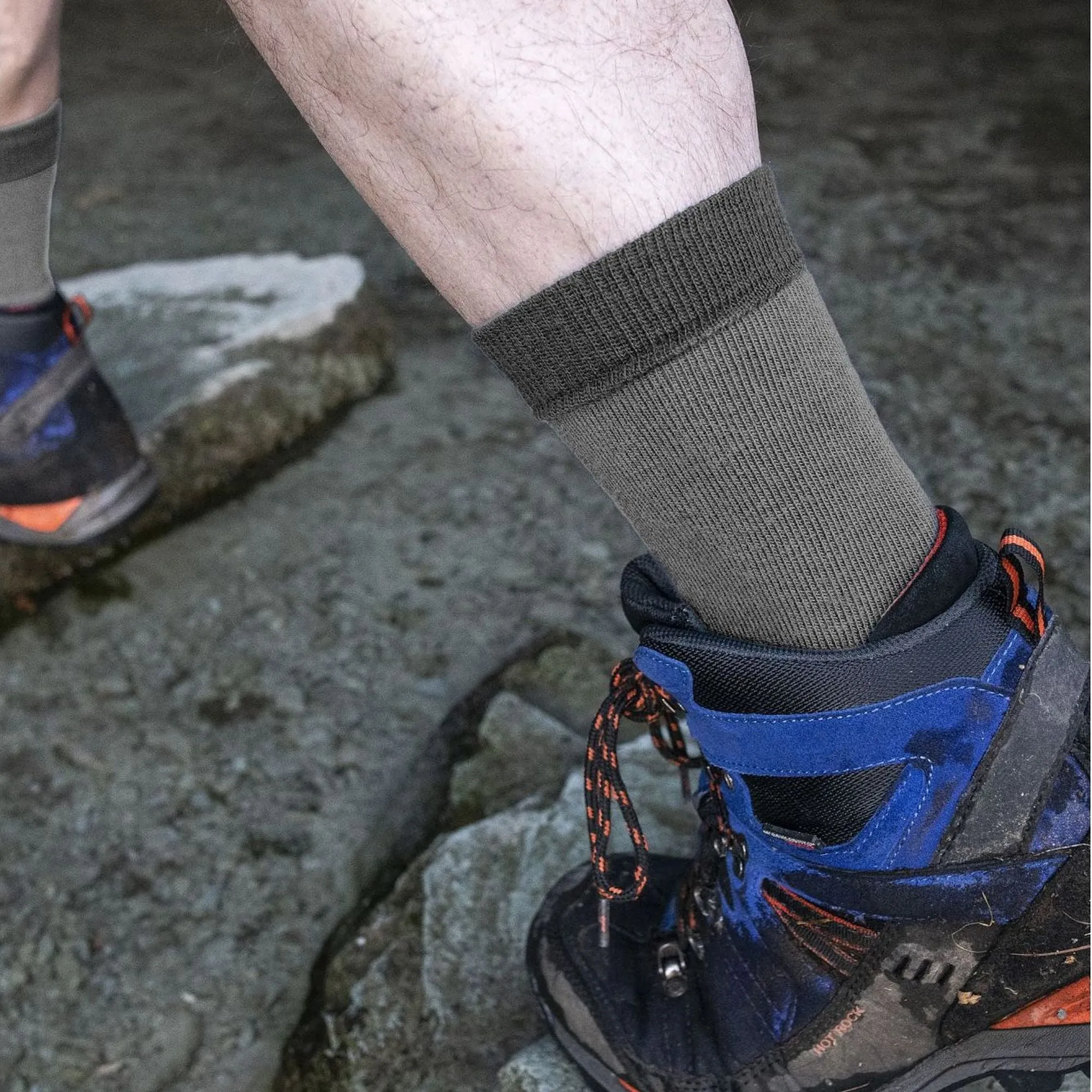2 Pack Mens Base Layer Coolmax Liner Boot Socks