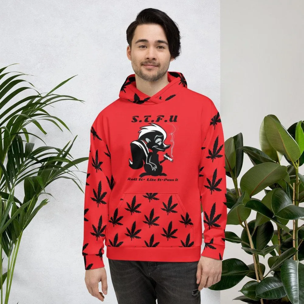 420 Skunk Hoodie - Red