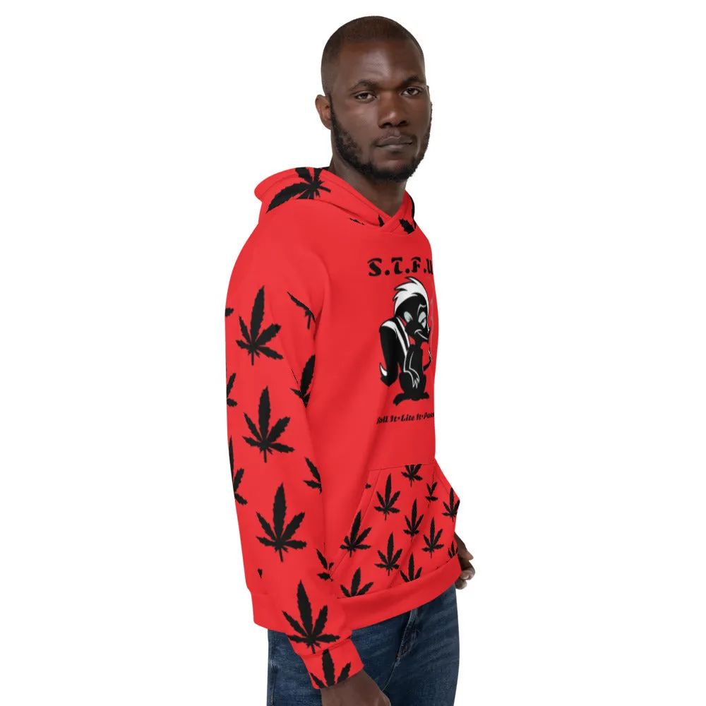 420 Skunk Hoodie - Red