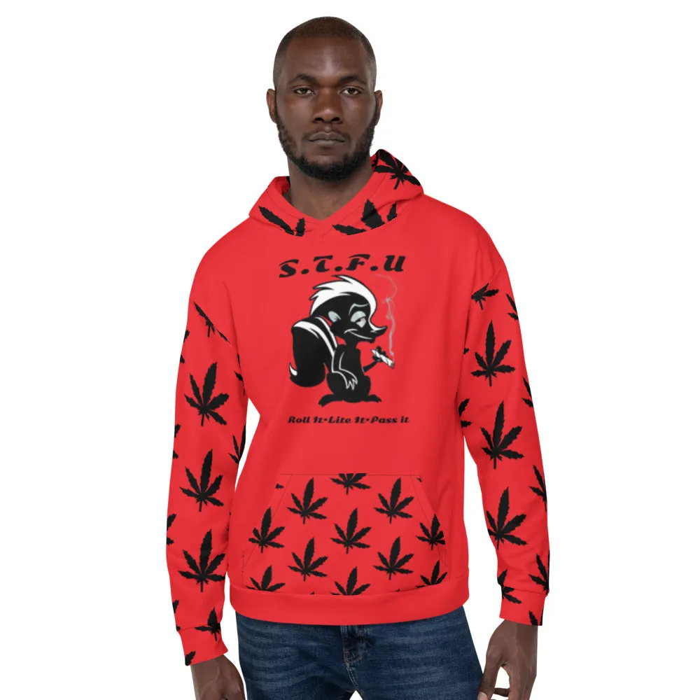420 Skunk Hoodie - Red