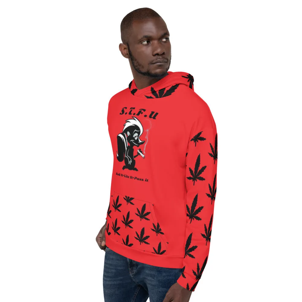 420 Skunk Hoodie - Red