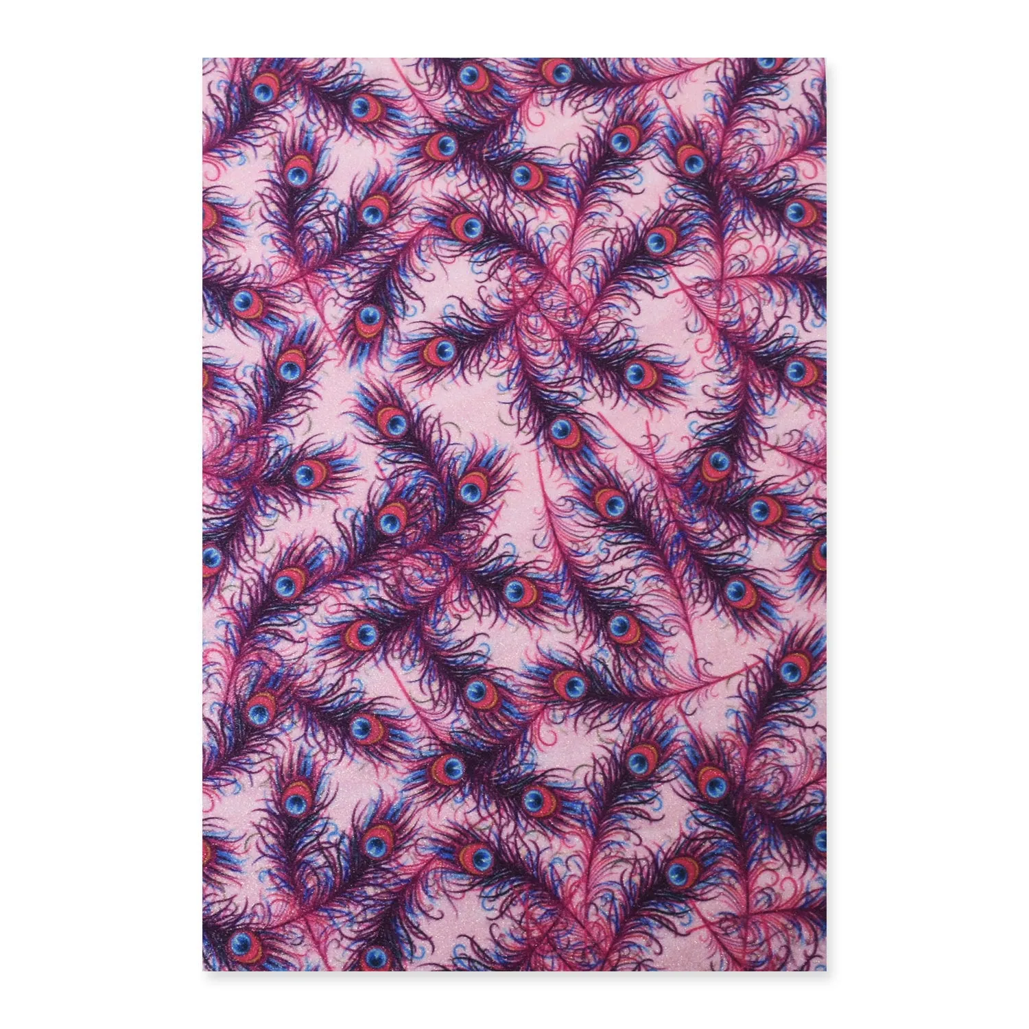 8*12" Nine-tailed fox Glitter Faux leather sheets Glitter PU fabric Earring Supplies 1pcs 102631