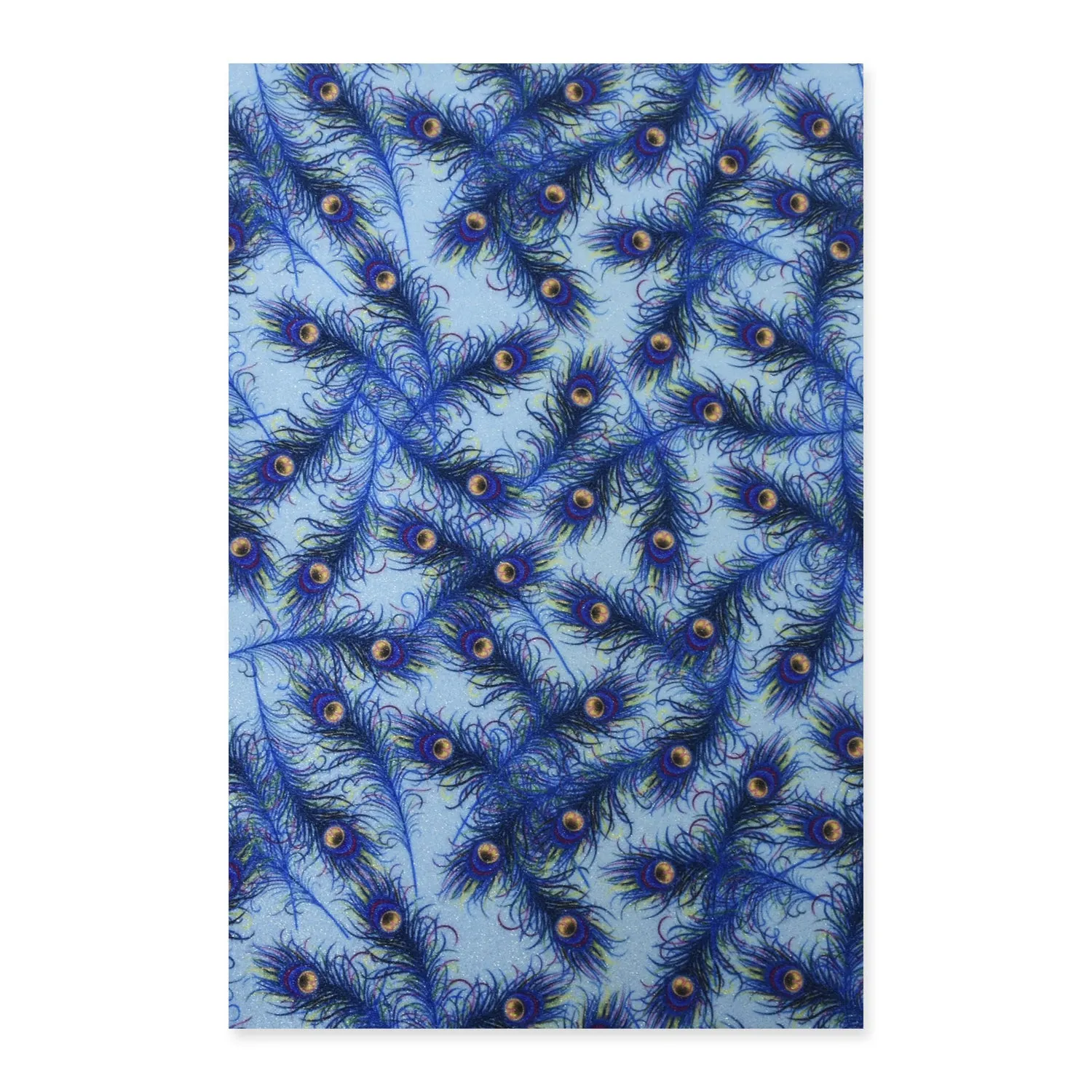 8*12" Nine-tailed fox Glitter Faux leather sheets Glitter PU fabric Earring Supplies 1pcs 102631