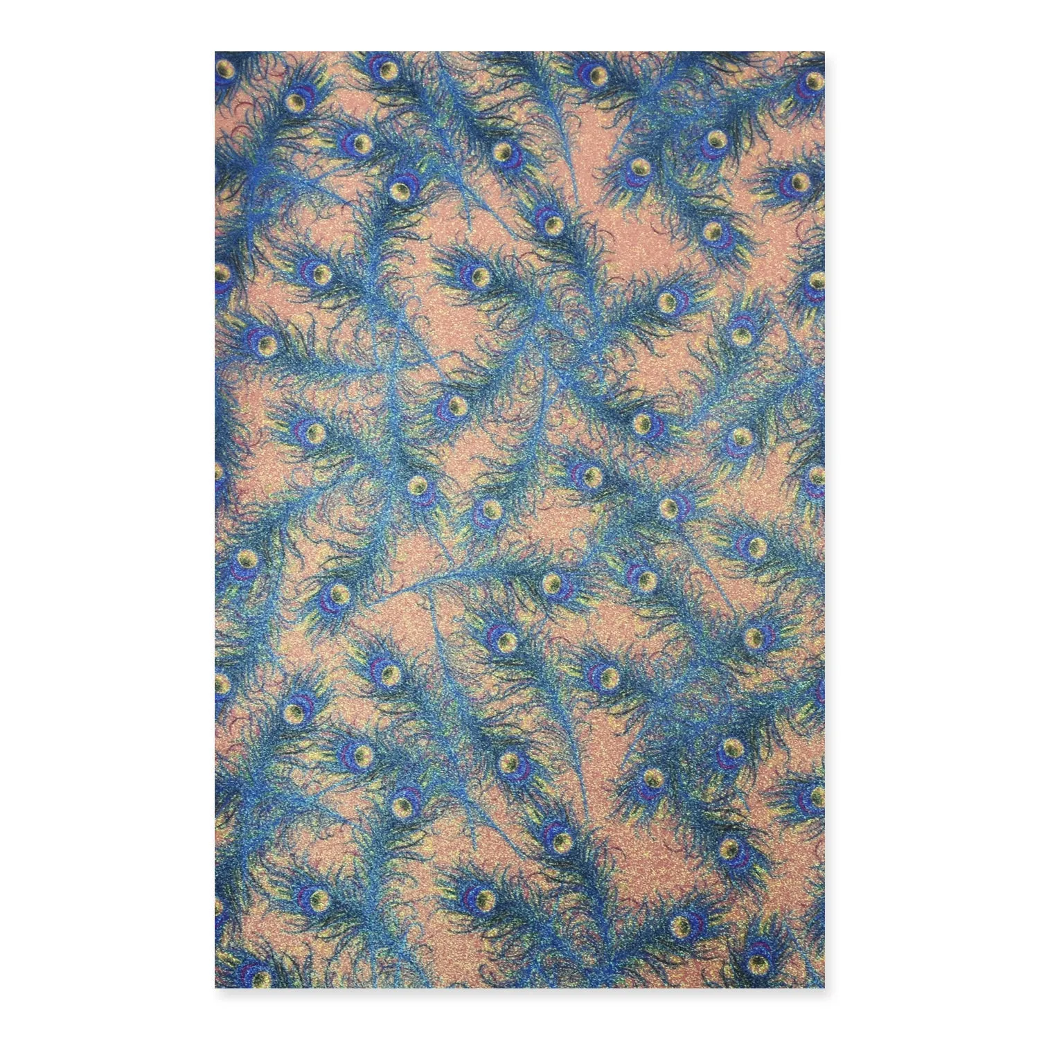 8*12" Nine-tailed fox Glitter Faux leather sheets Glitter PU fabric Earring Supplies 1pcs 102631