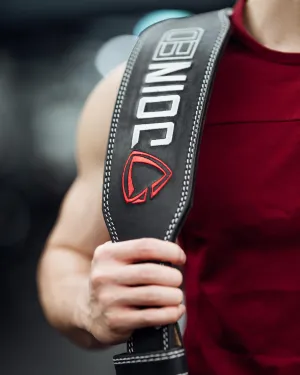 8MM Full Logo Aniline Leather Lifting Belt