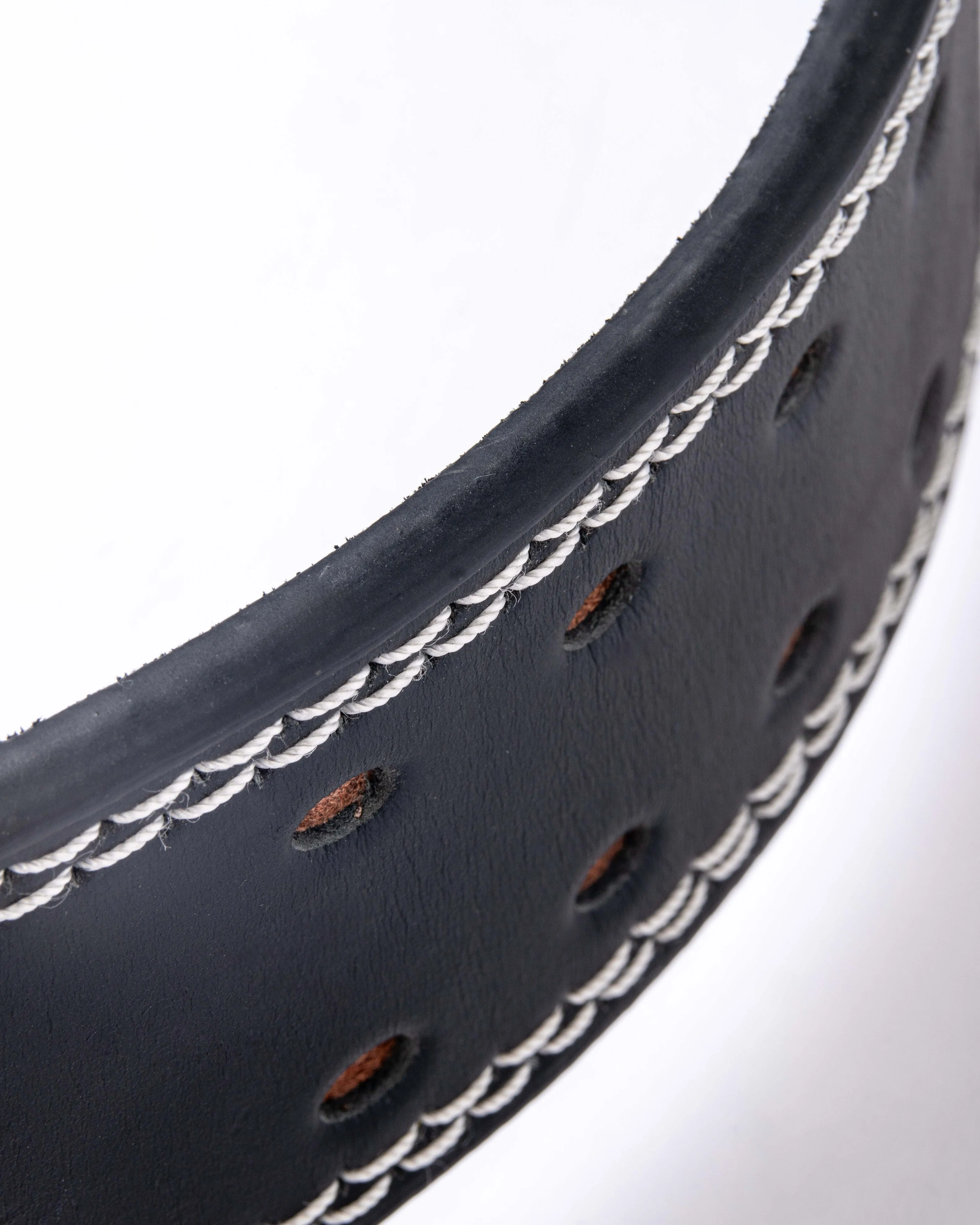 8MM Full Logo Aniline Leather Lifting Belt