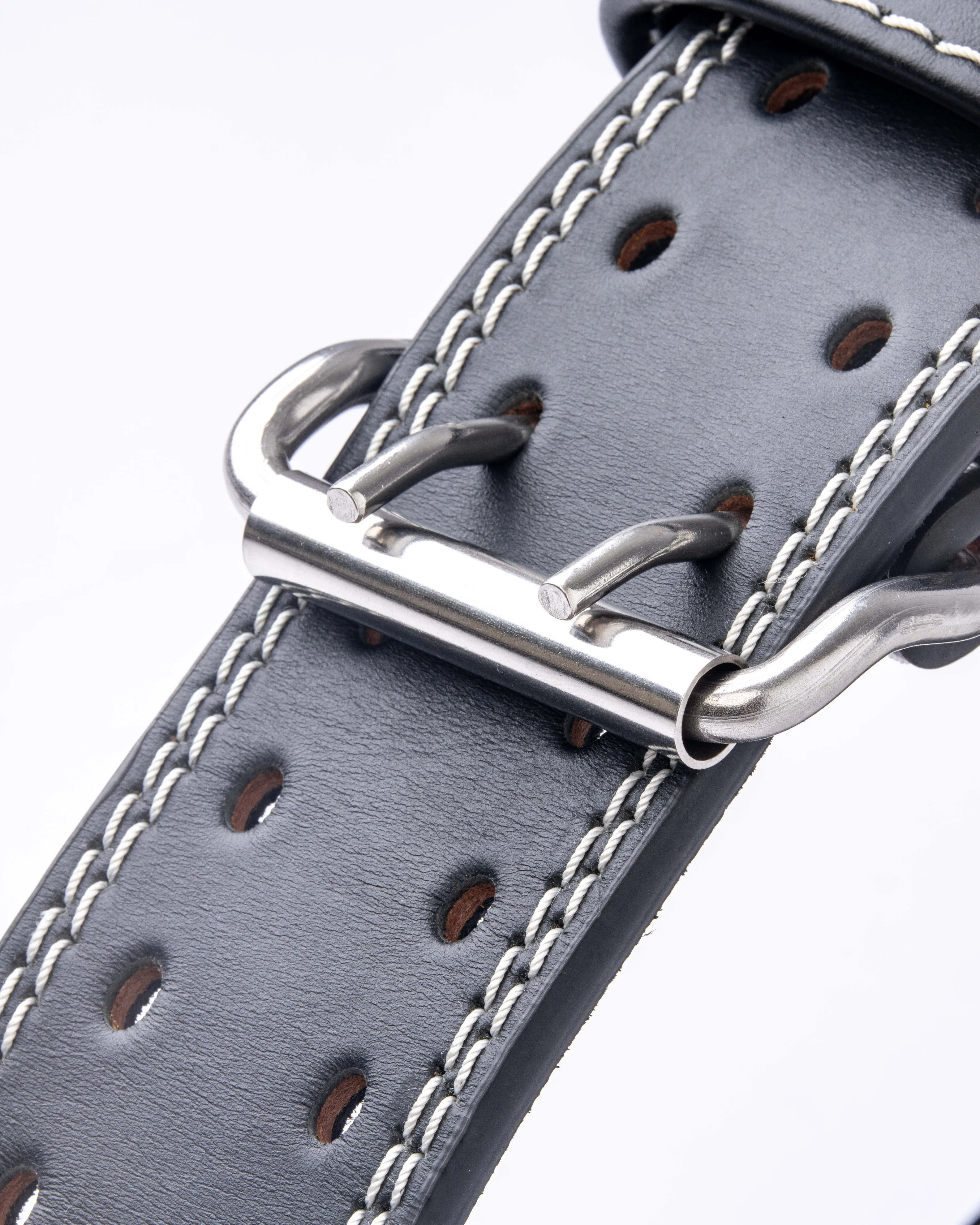 8MM Full Logo Aniline Leather Lifting Belt