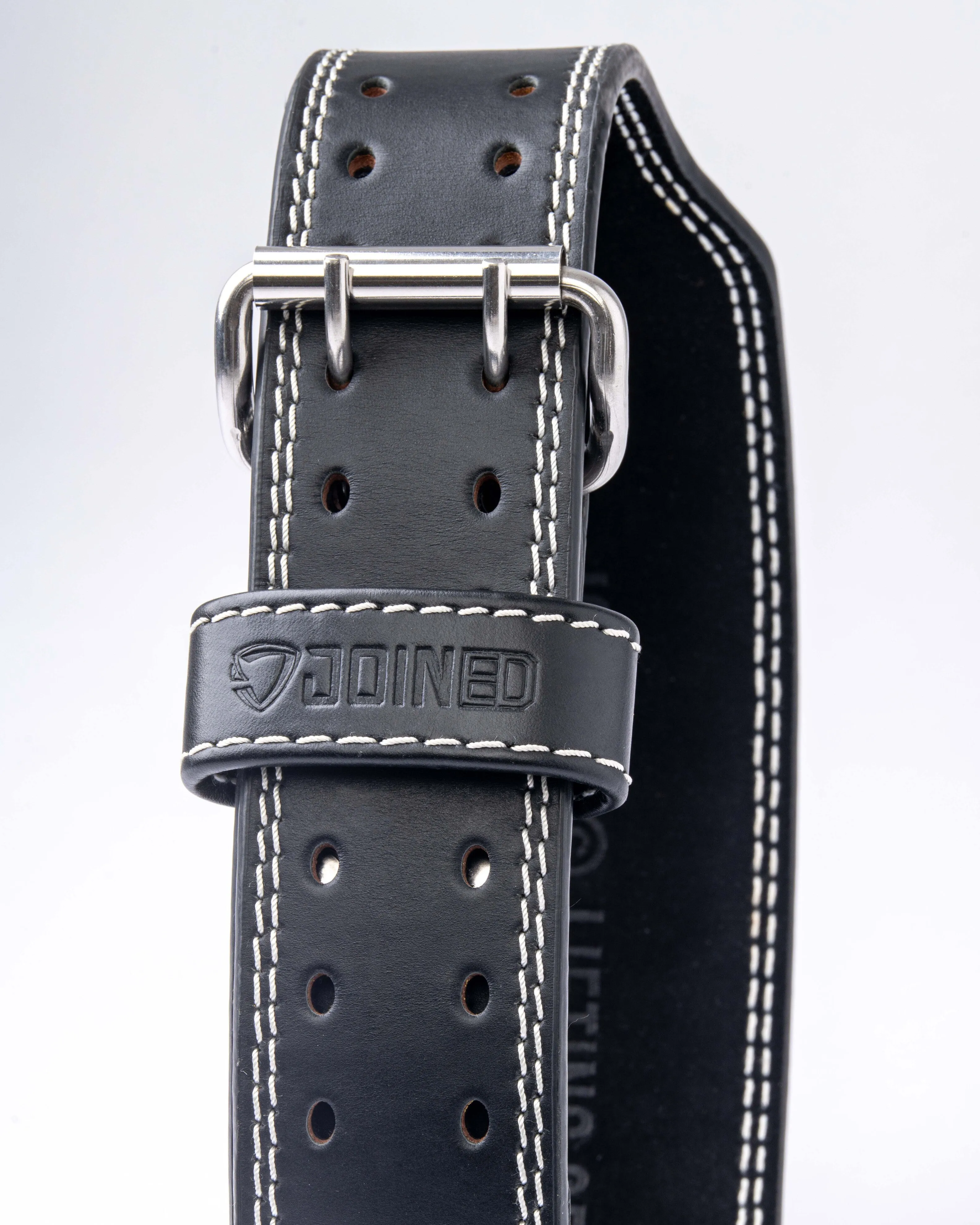 8MM Full Logo Aniline Leather Lifting Belt