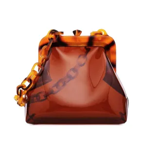 Acrylic Transparent Clutch Chain Women
