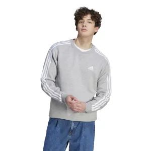 Adidas Mens Essentials 3-Stripes Fleece Sweatshirt