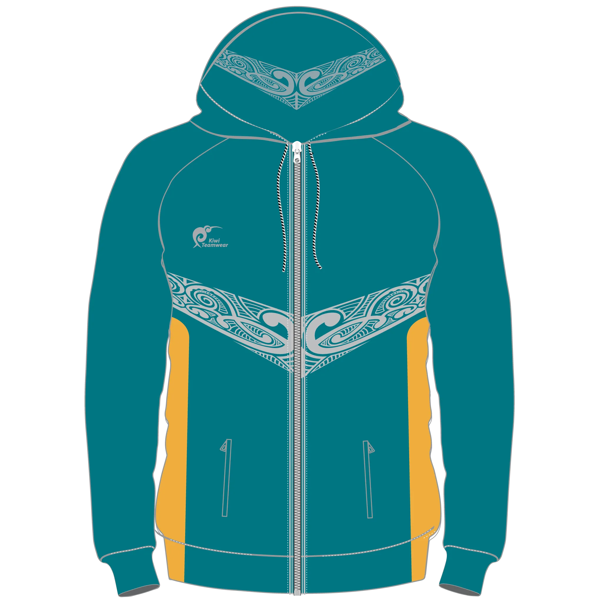 Adults Sublimated Zip Hoodie