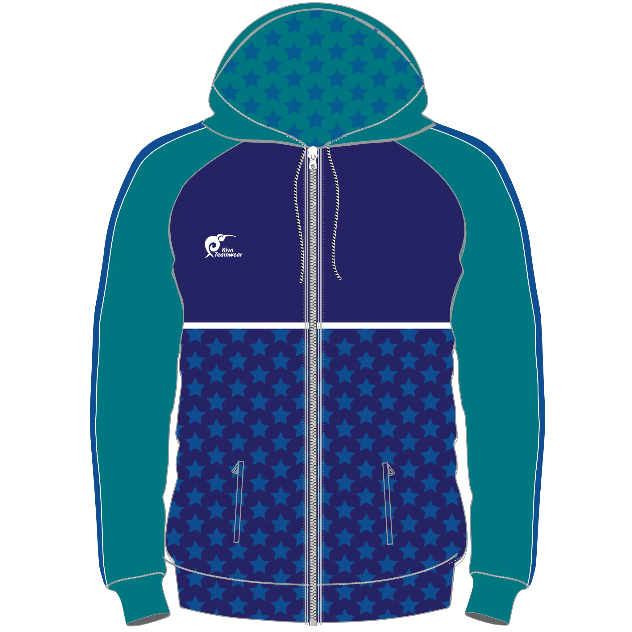 Adults Sublimated Zip Hoodie
