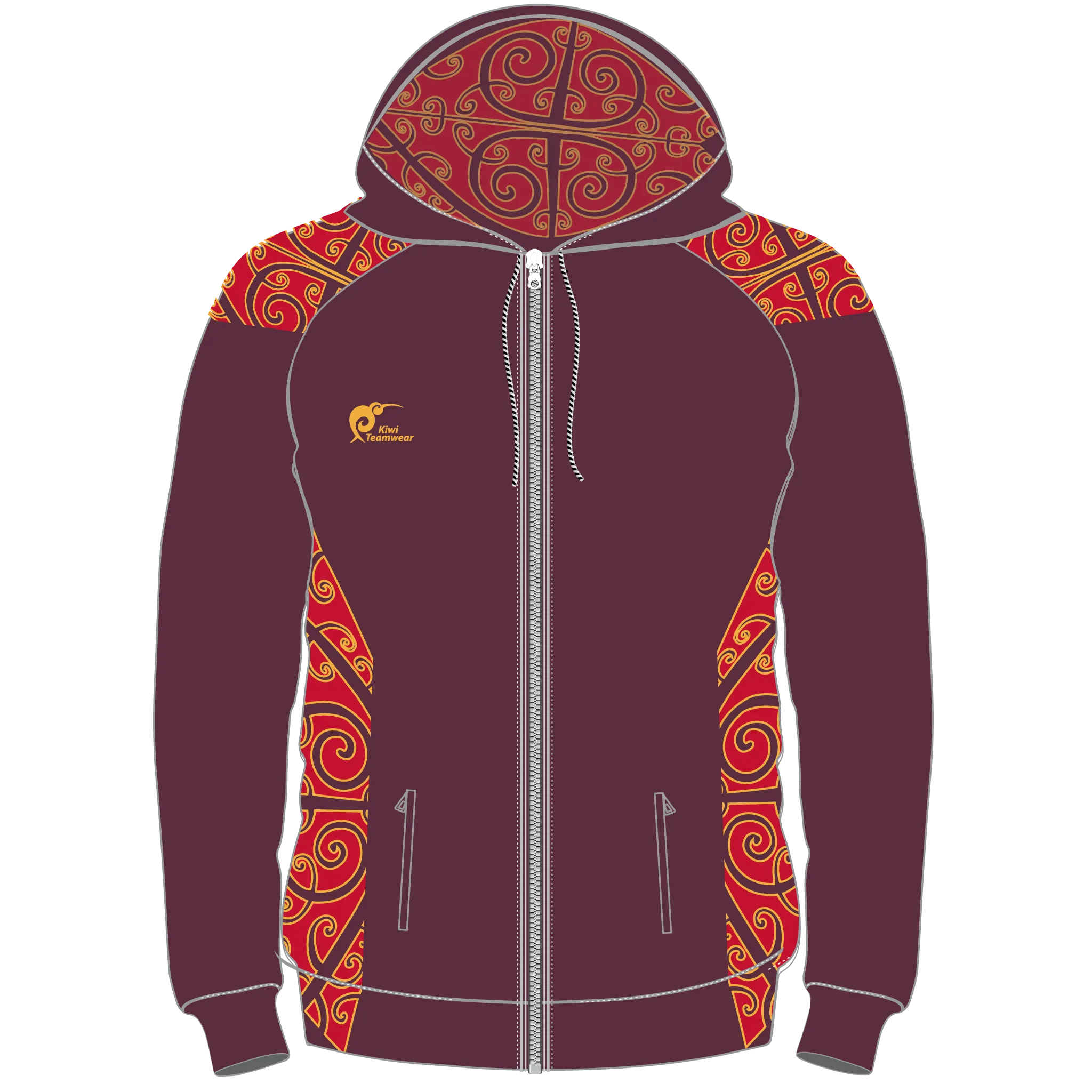 Adults Sublimated Zip Hoodie