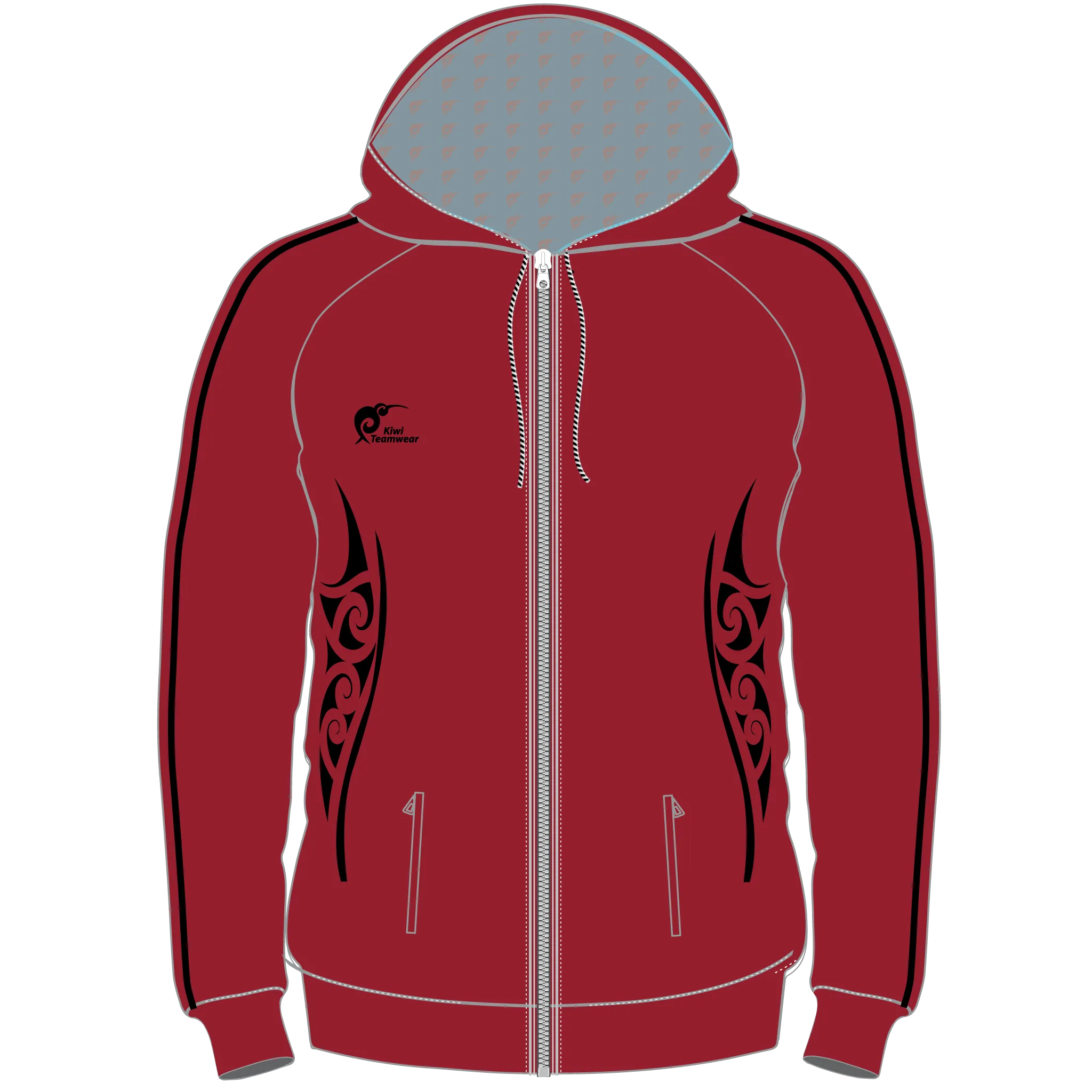 Adults Sublimated Zip Hoodie