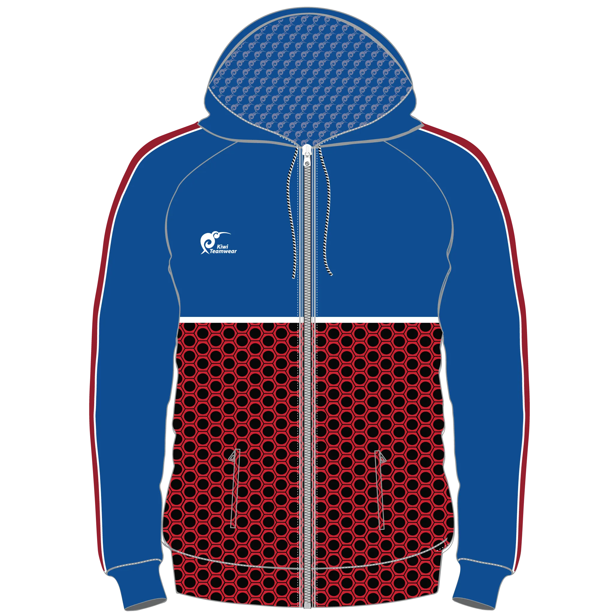 Adults Sublimated Zip Hoodie