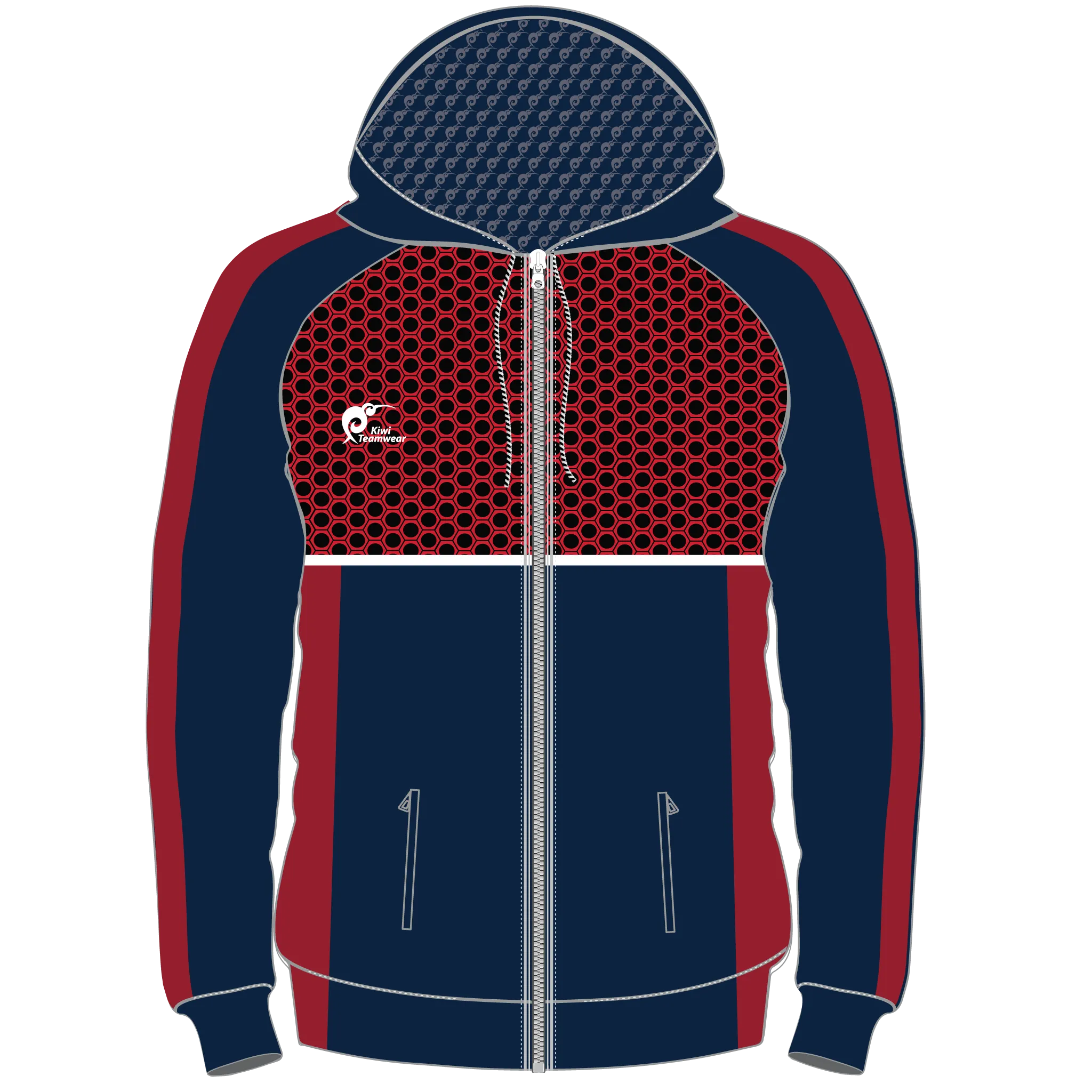 Adults Sublimated Zip Hoodie