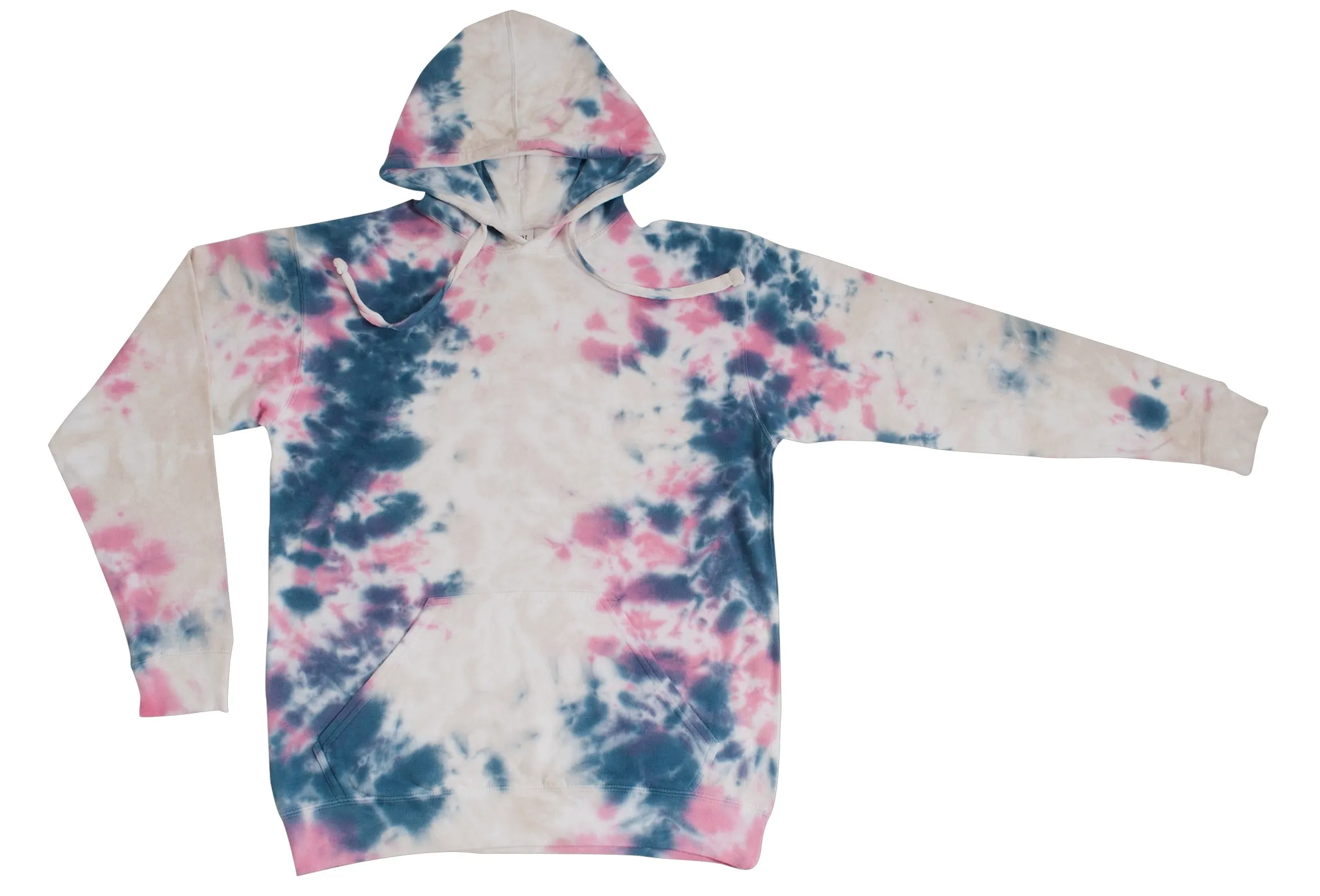 Adults Tie Dye Pullover Hooded Fleece (Style #788)