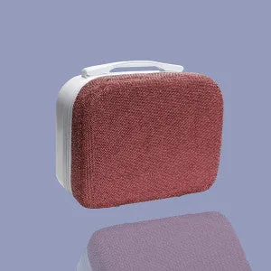 Aidangus - Pink Mini Carry On Bag with Bonus Mesh Bags x 3 - Card Carry - Travel Size Bottle Set - Satin Eye Mask