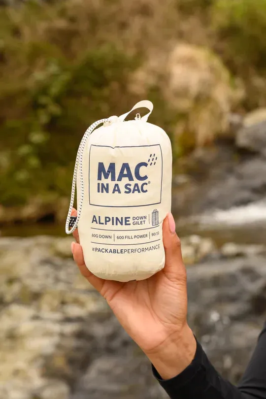 Alpine Ladies Packable Down Vest - Ivory