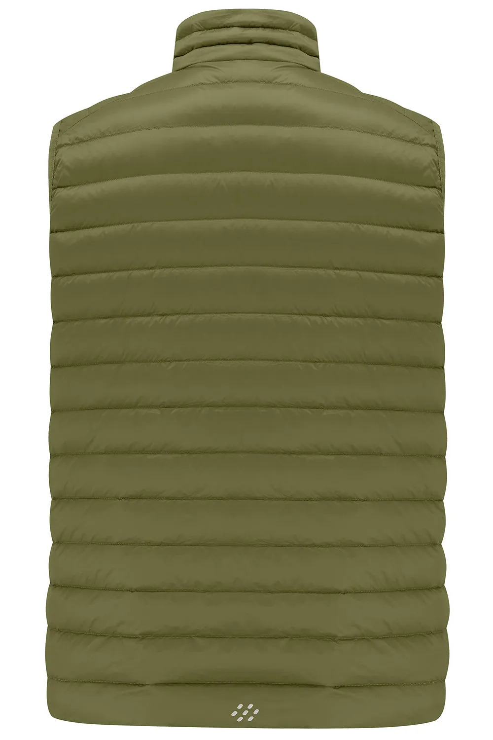 Alpine Mens Packable Down Vest - Khaki