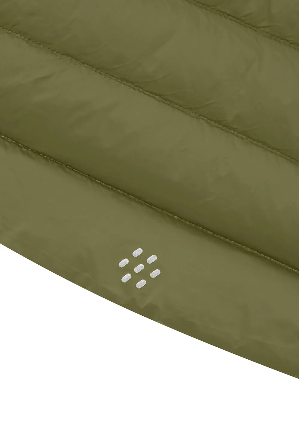 Alpine Mens Packable Down Vest - Khaki