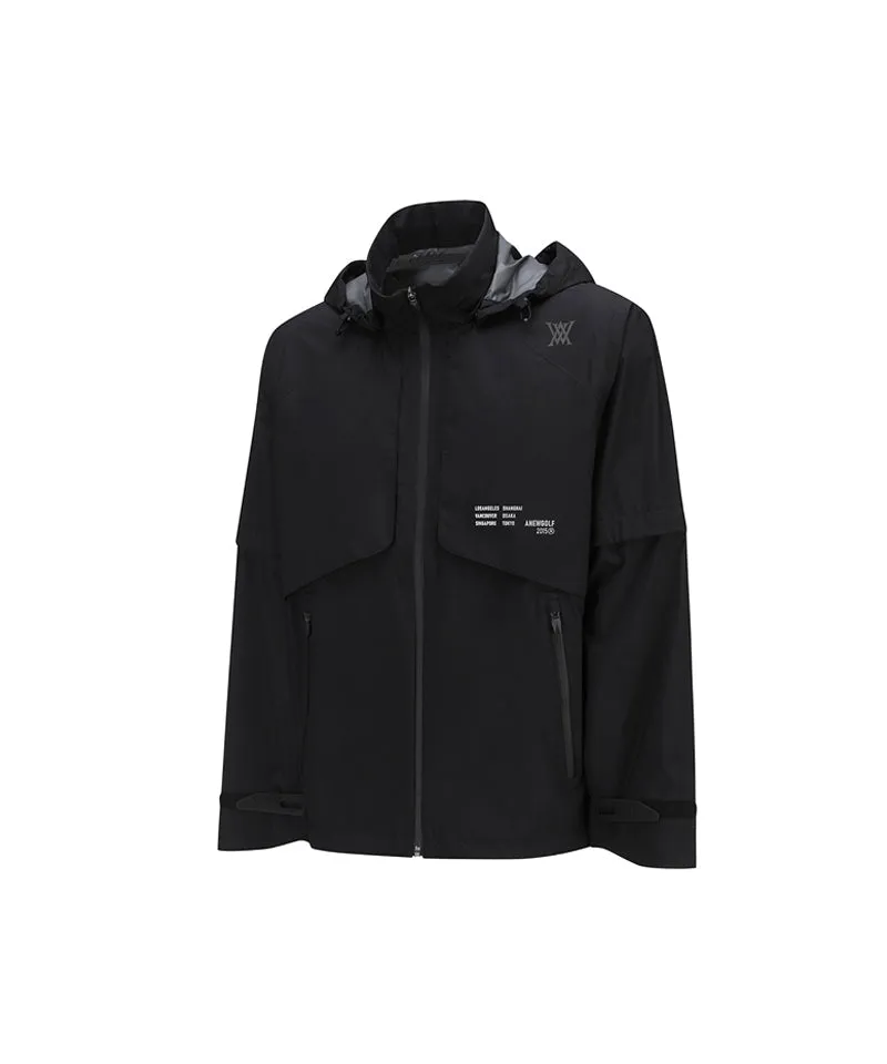 ANEW Men's Rain Jacket - Black