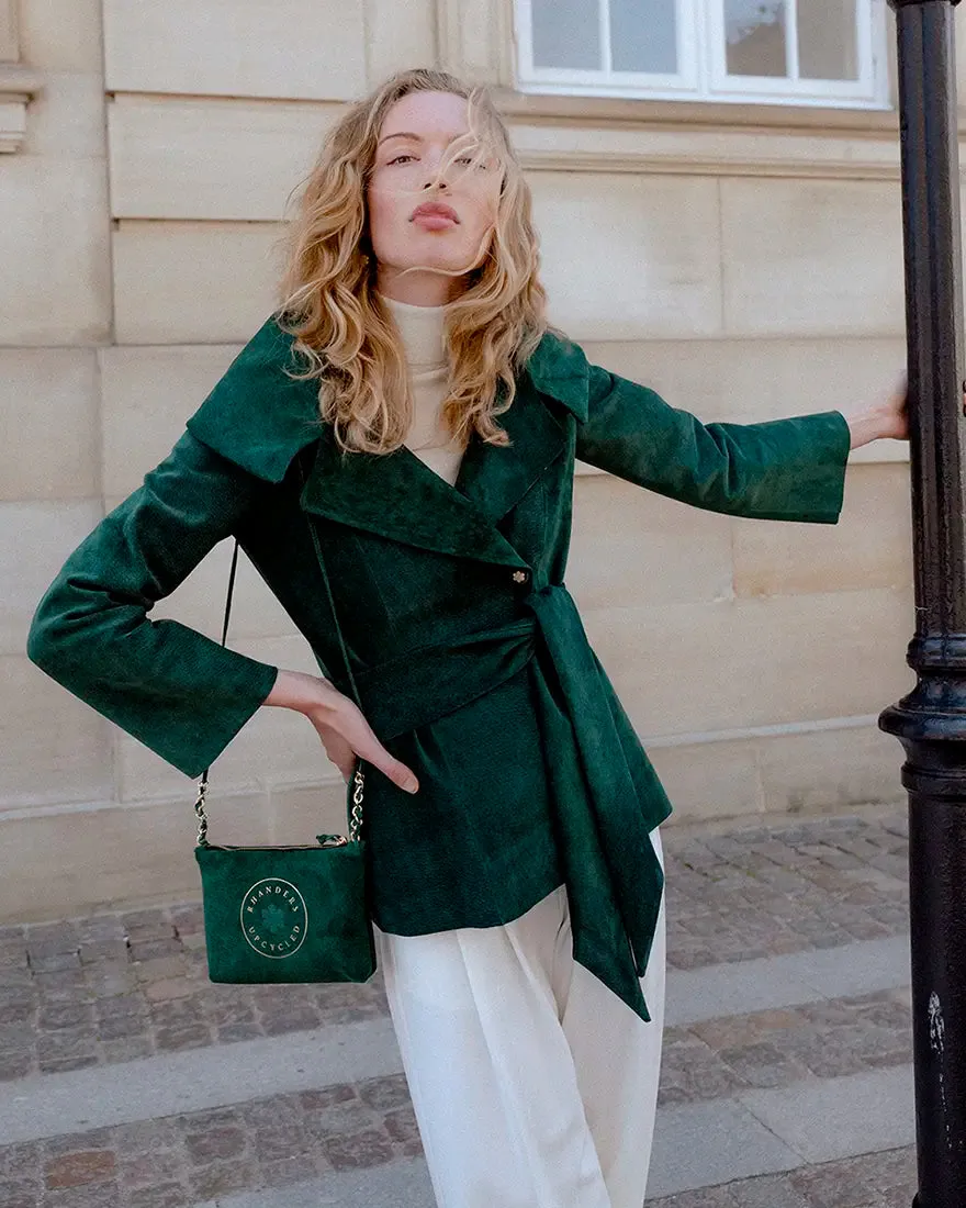 ANNA POUCH - UPCYCLED LEATHER