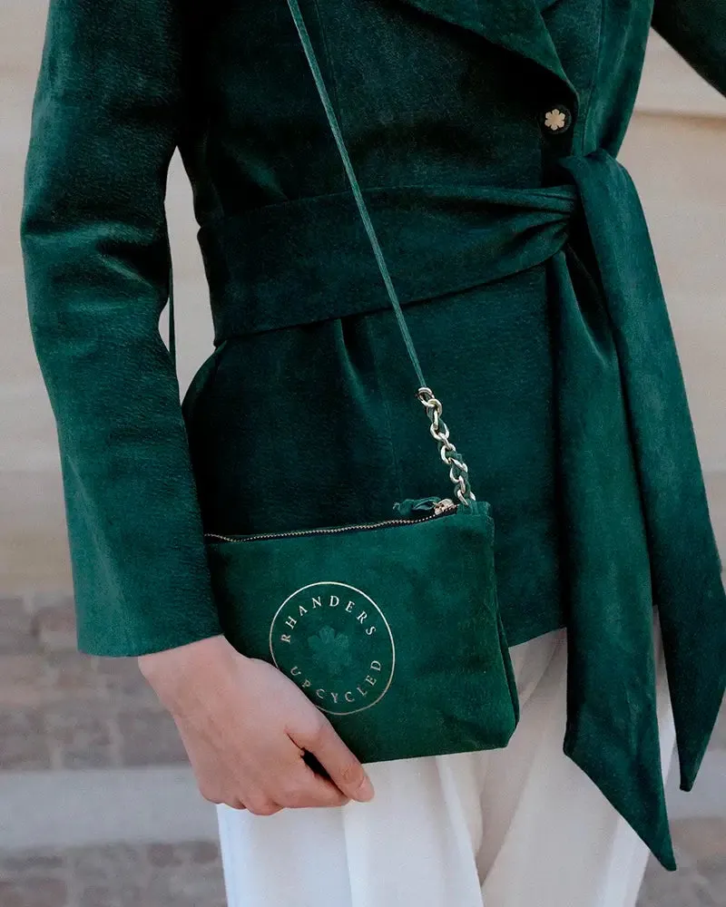 ANNA POUCH - UPCYCLED LEATHER