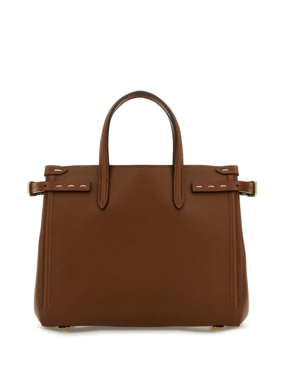 Antibes small leather tote bag