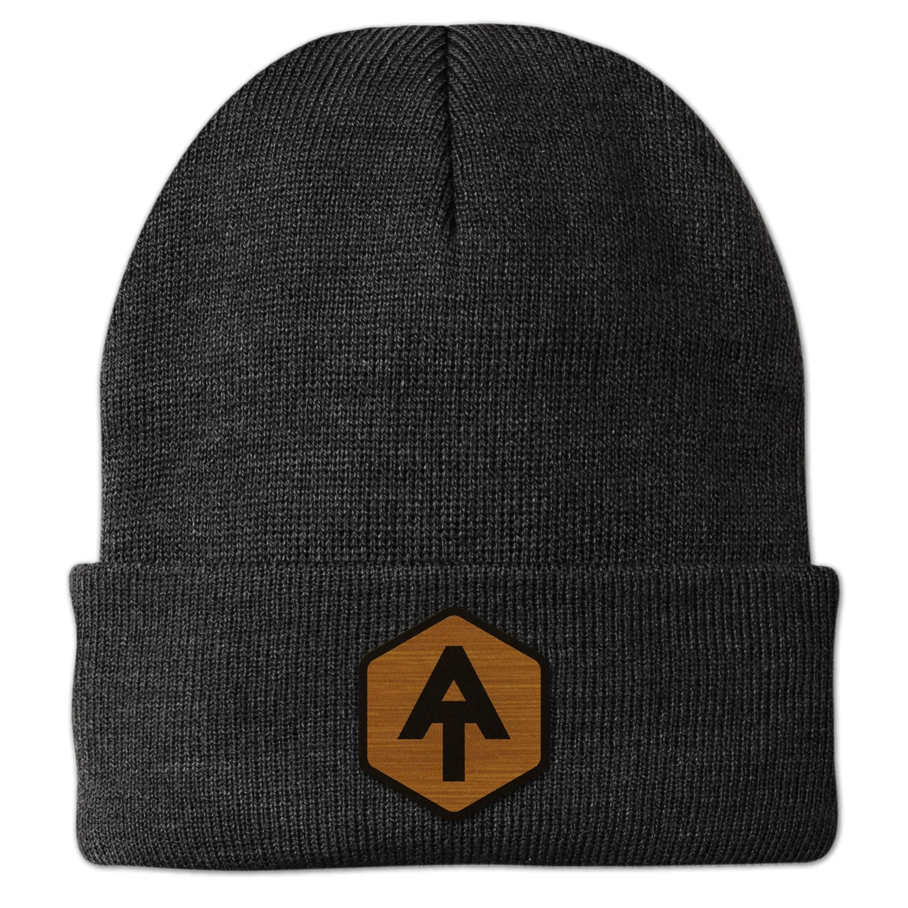 Appalachian Trail Wood Grain Patch Cuff Knit