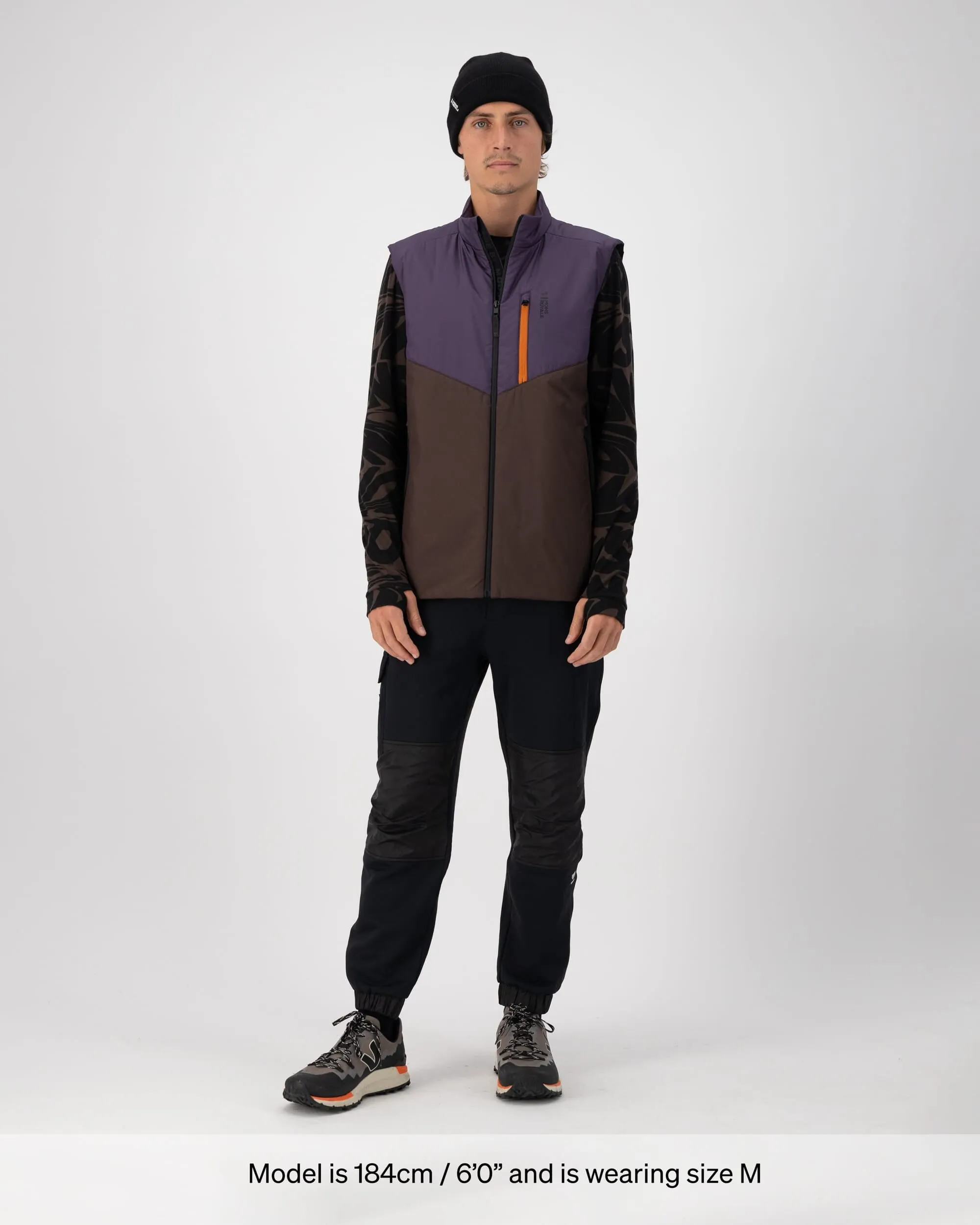 Arete Merino Insulated Vest - Indigo / Cedar