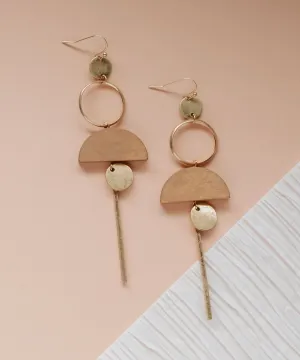 Arvada Wood Drop Earrings