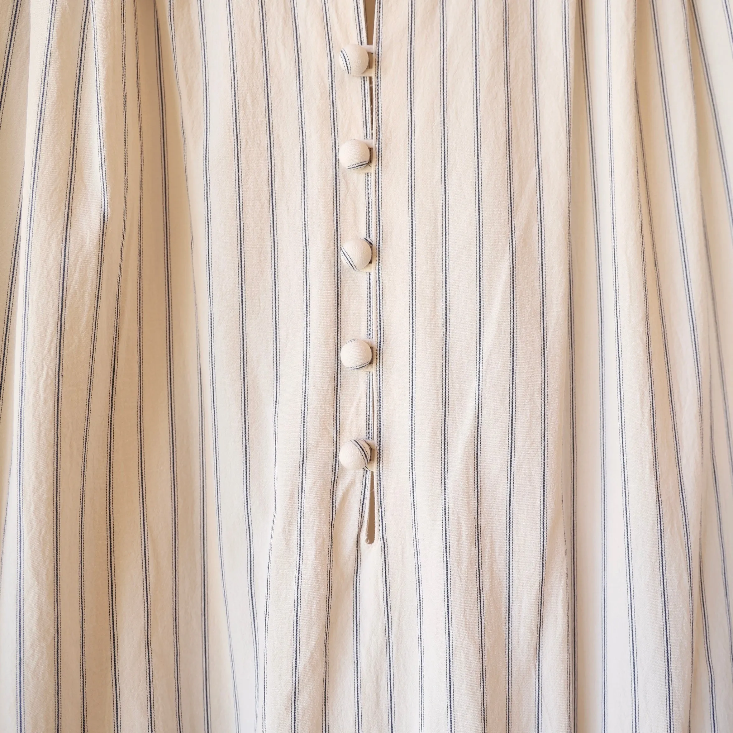 Aseedonclöud Laboratory Dress - Blue Stripes