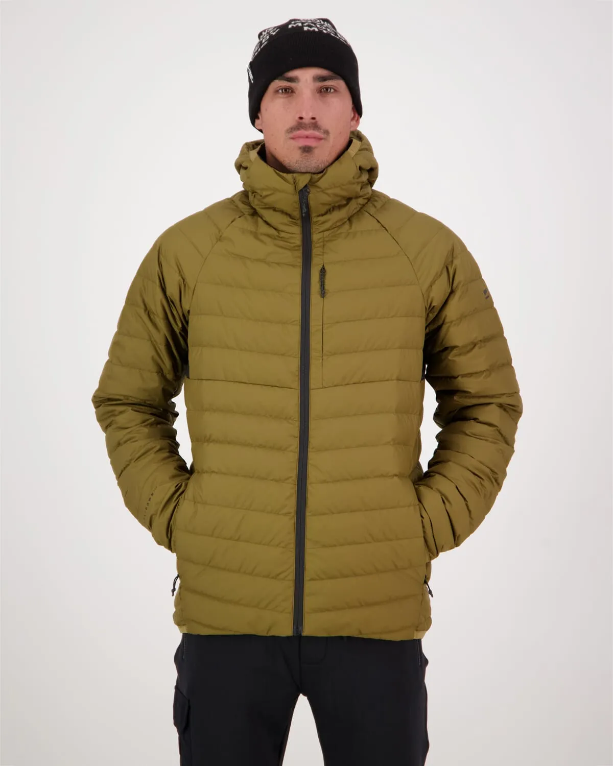 Atmos Wool x Down Insulated Hood - Lichen