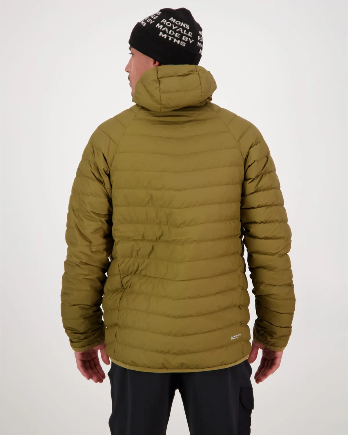 Atmos Wool x Down Insulated Hood - Lichen