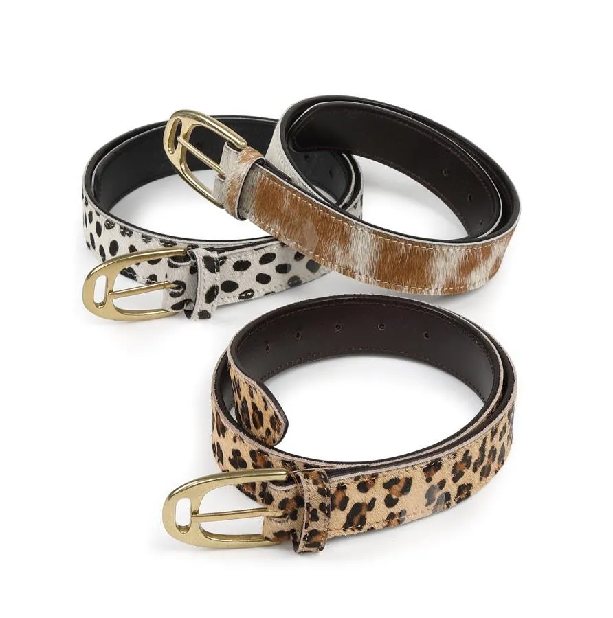 Aubrion 35Mm Cow Hair Belt