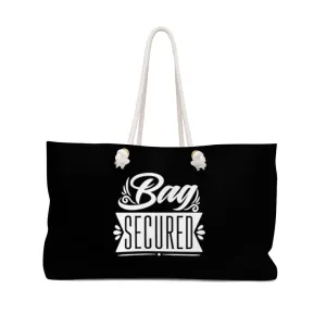 Bag Secured Black Weekender Bag