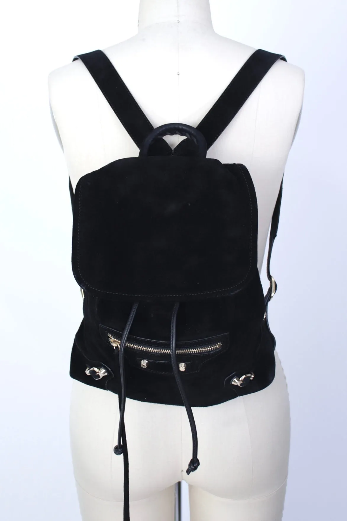 Balenciaga Motocross Suede Backpack*
