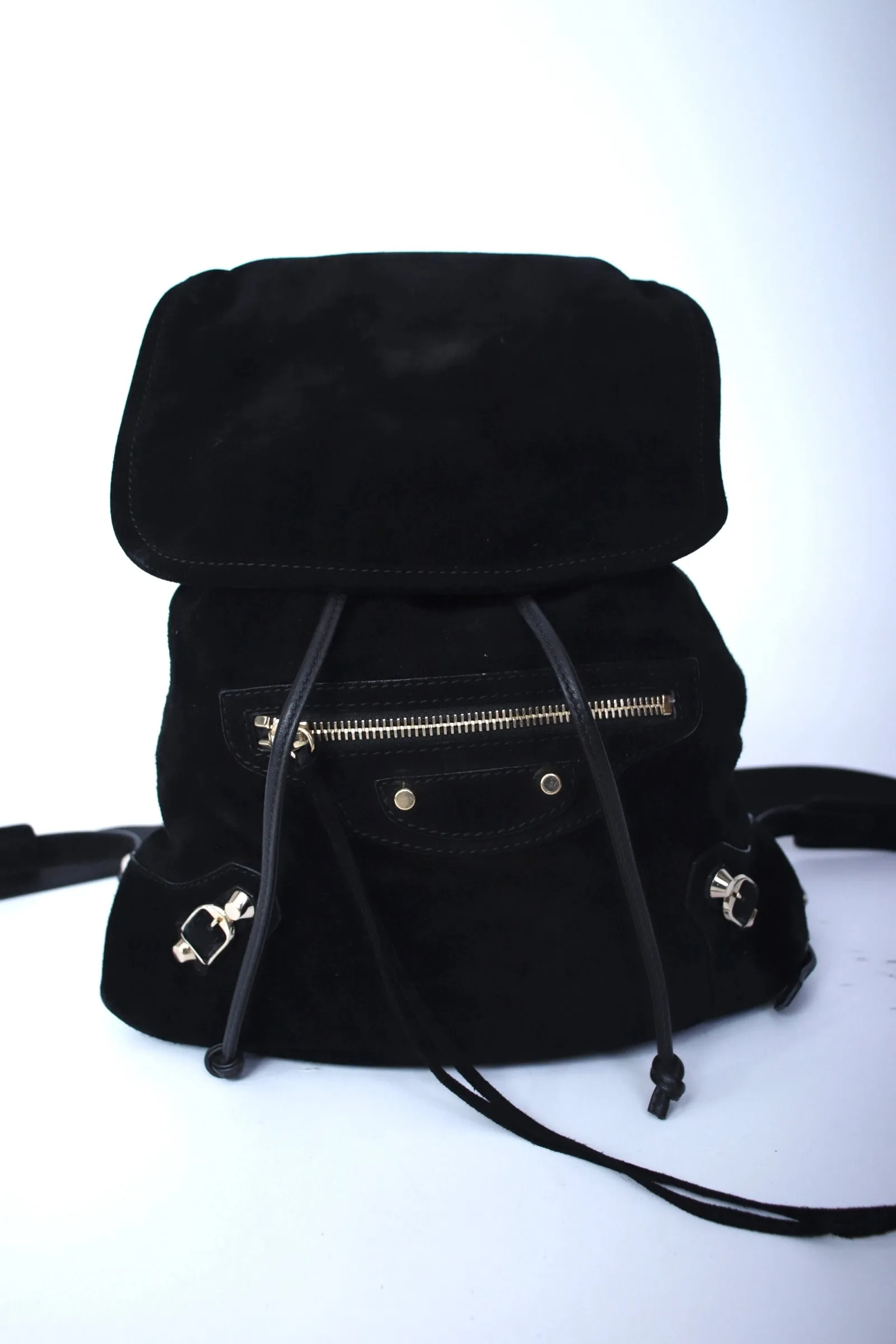 Balenciaga Motocross Suede Backpack*
