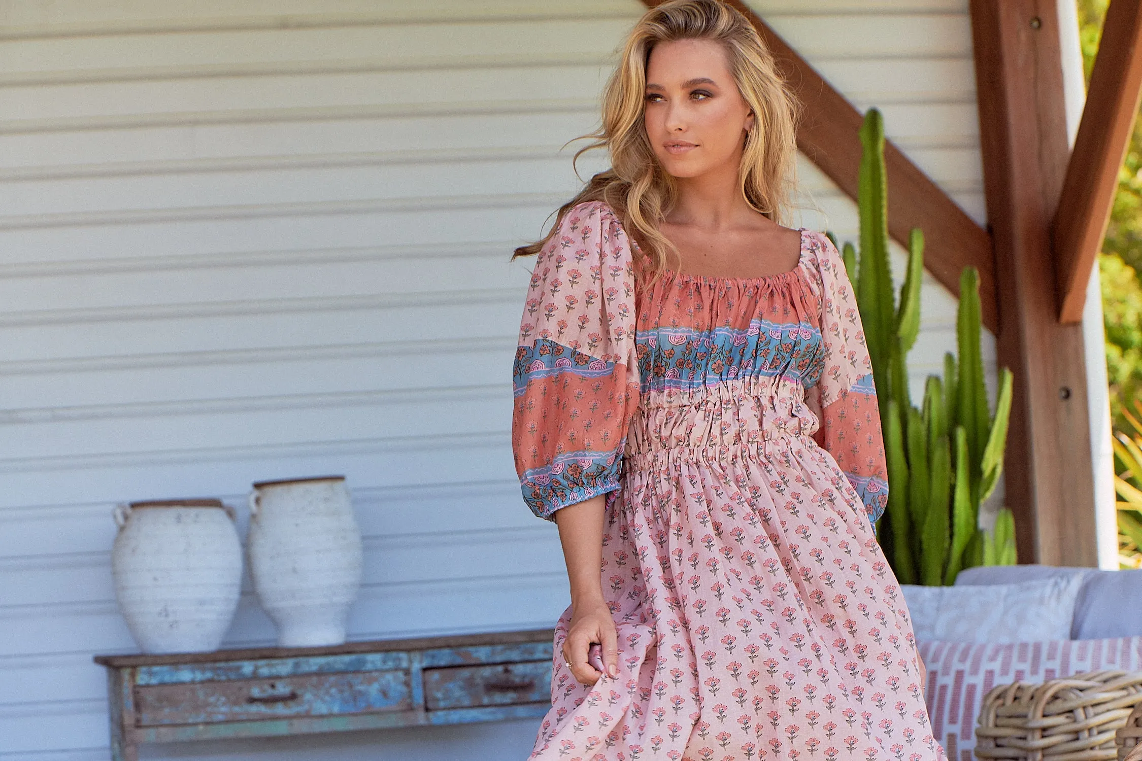 Banksii Print Haze Dress