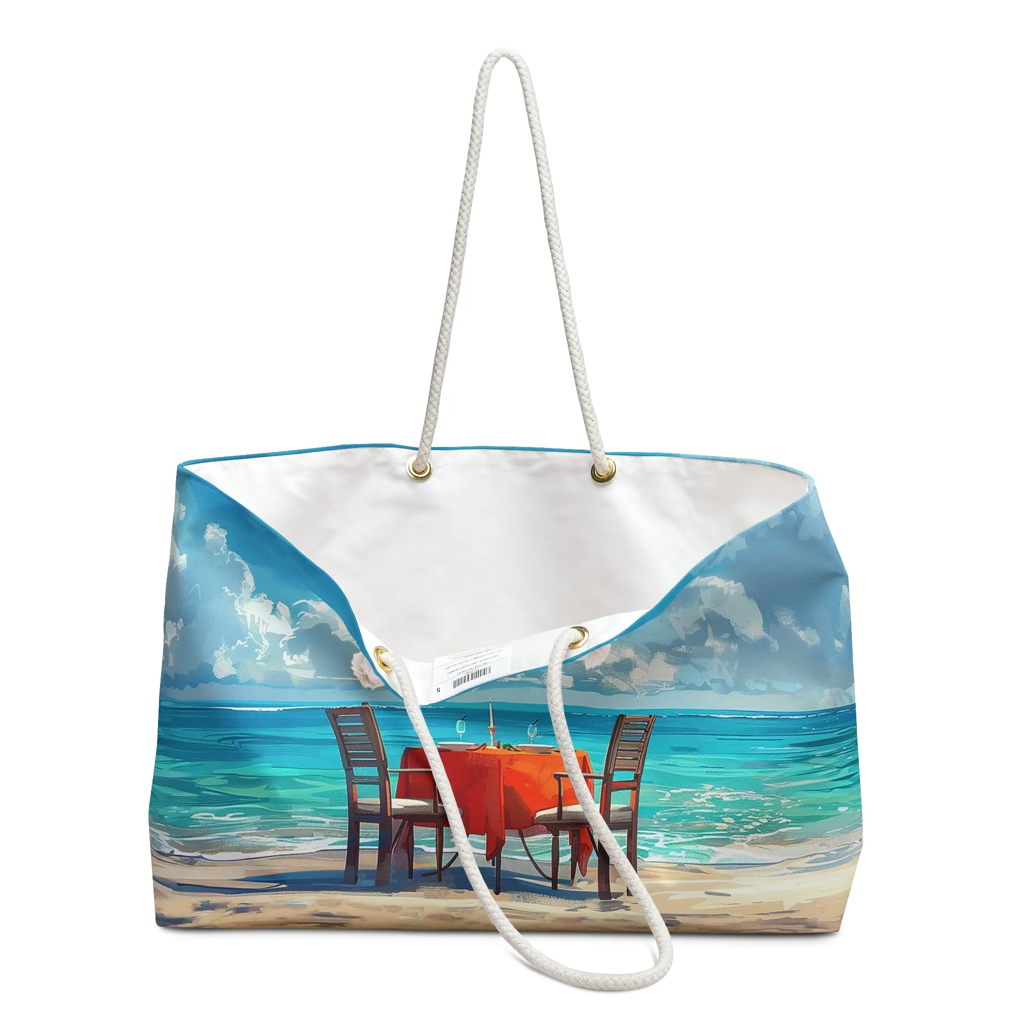 Beachside Dinner Delight Weekender Bag - Romance on the Go!