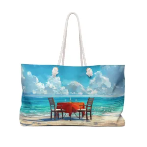 Beachside Dinner Delight Weekender Bag - Romance on the Go!